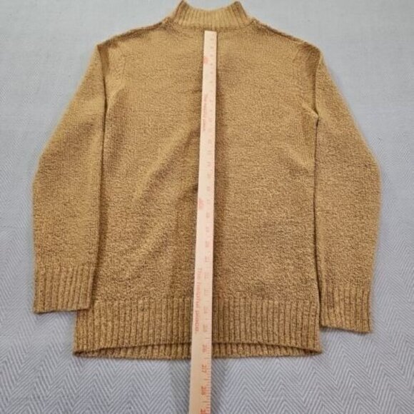 Kian D Wheat Straw Cable Knit 1/4 Zip Long Sleeve Sweater Men's Size Medium EUC - Picture 10 of 12